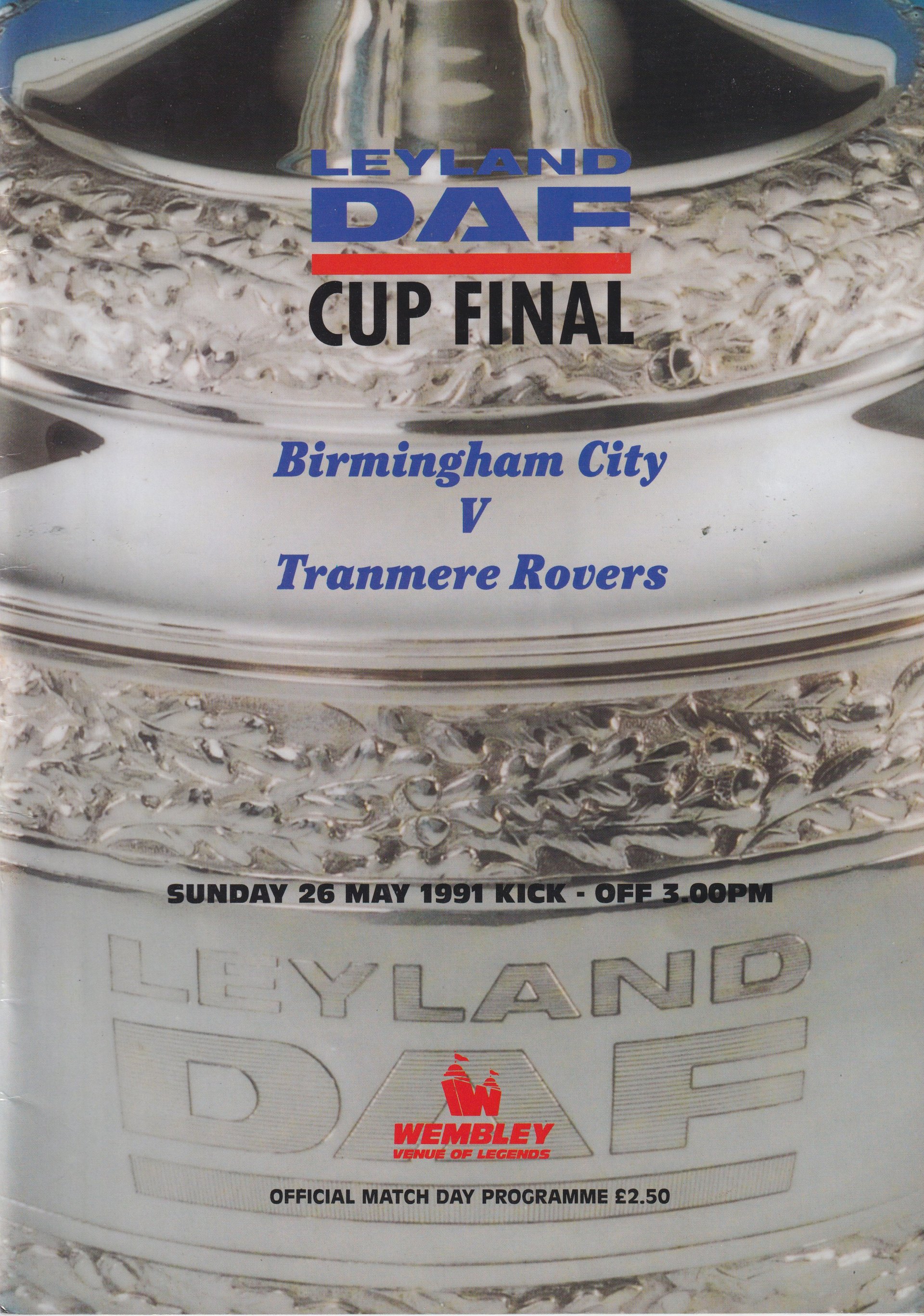 Birmingham City v Tranmere Rovers match programme